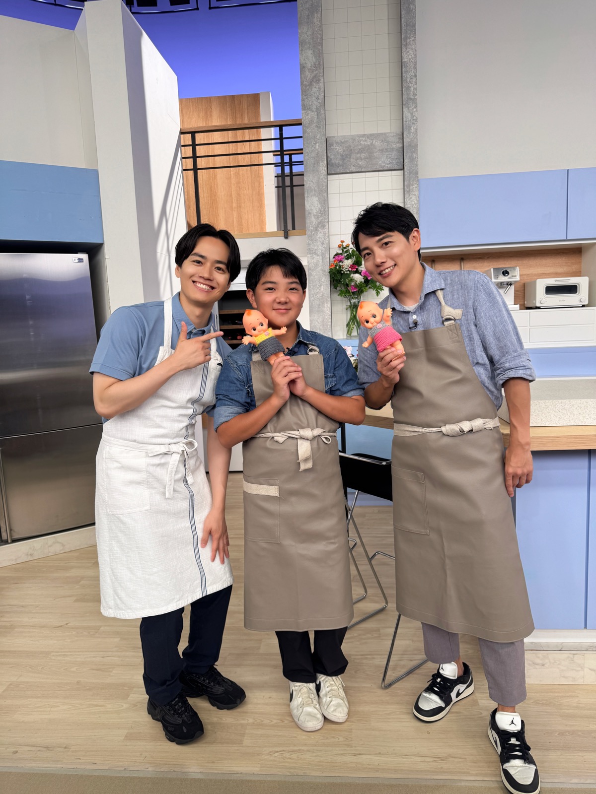 収録を終えて スタジオでの記念撮影