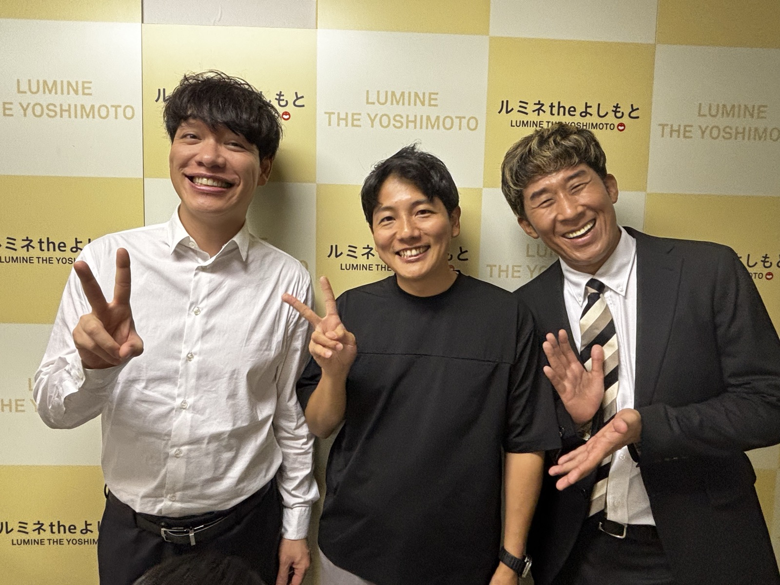 ルミネtheよしもとの楽屋にて 麒麟のお二人と